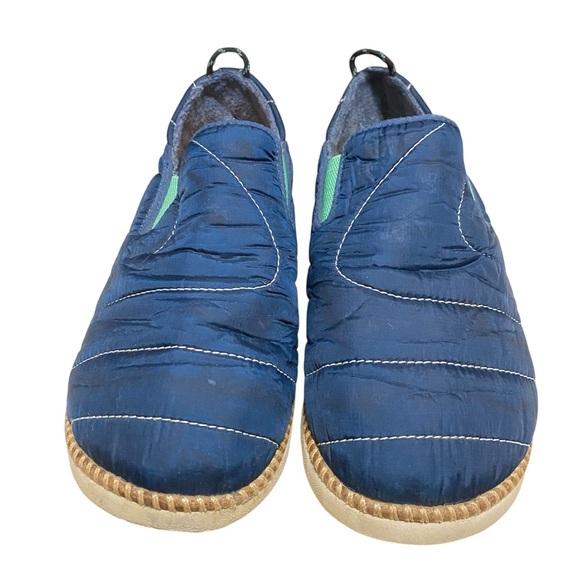 OluKai Ku’i Mino Blue Woman’s Slippers with Faux Fur, Size 8. - Picture 1 of 11